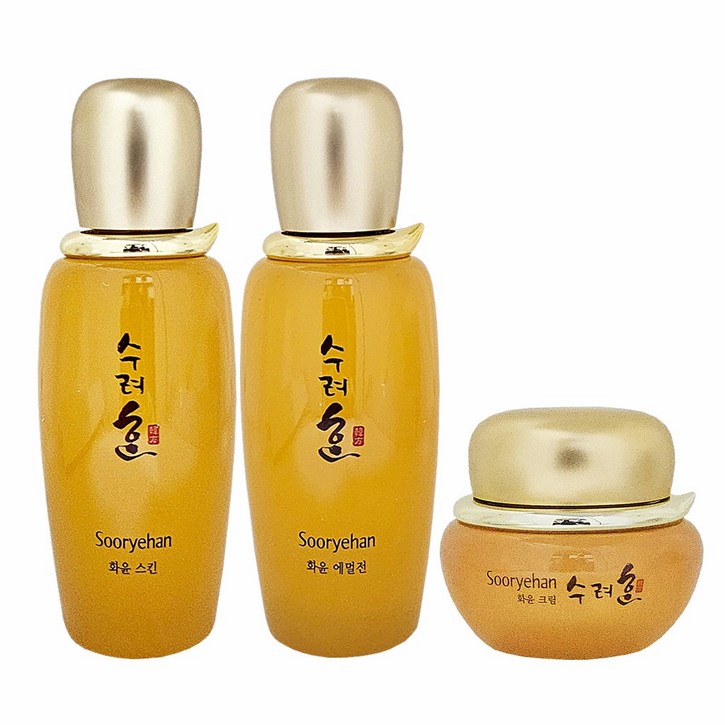 매일관리 수려한 화윤 3종(스킨 로션 크림)/한방화장품/보습 주름 dj 케어976438