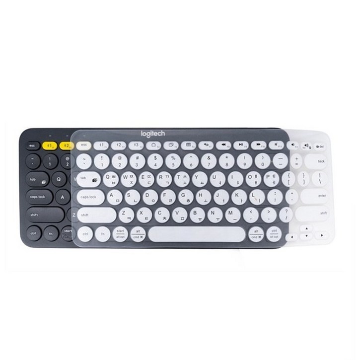 로지텍 무선키보드 + 키스킨