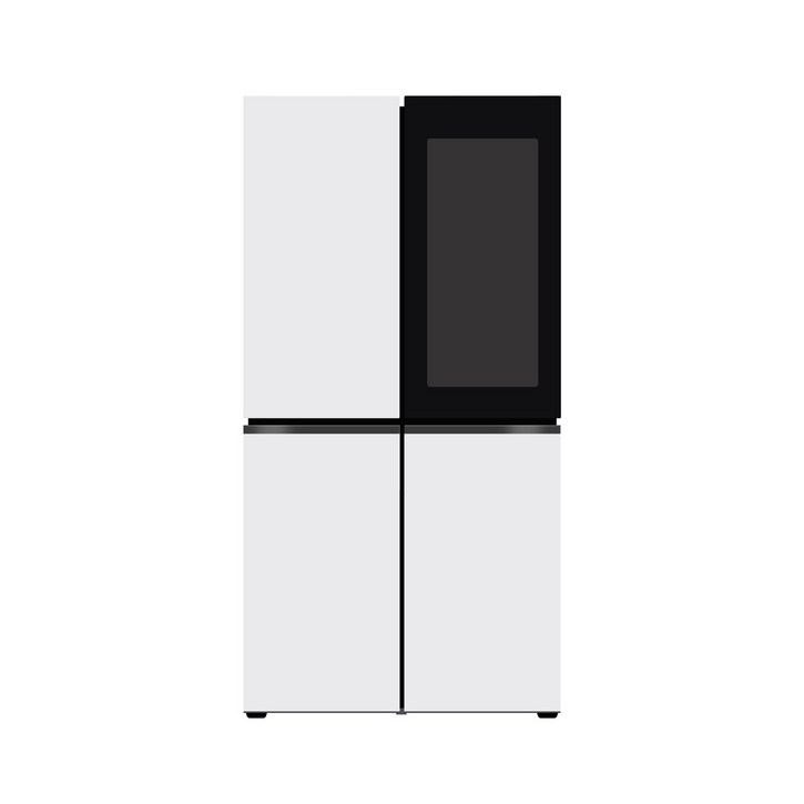 LG T873MWW312 노크온 양문형냉장고 870L