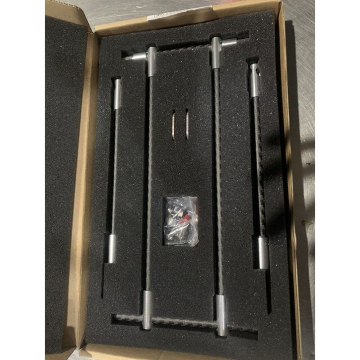 자전거랙 초경량 탄소 소형 리어 랙 M5 Ti 볼트 T 라인 P brompton 호환 3sixty PIKES 접이식 자전거 120g