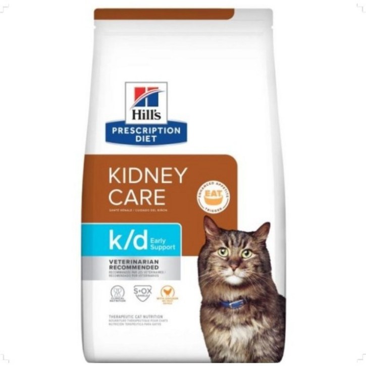 힐스 고양이 k/d kd(케이디) 얼리 서포트 1.81kg 신장 처방사료