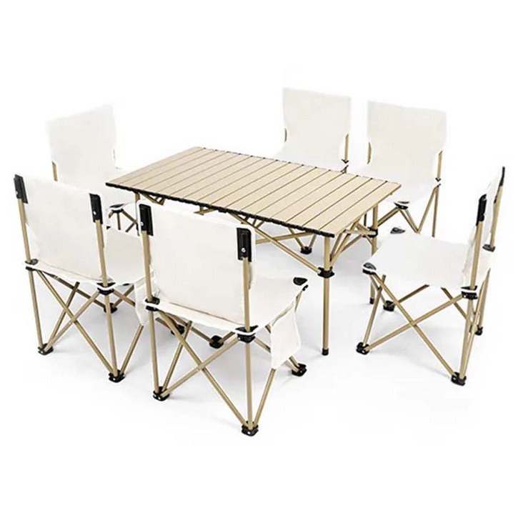 [당일발송] 페누스 캠핑 의자 테이블 세트 경량 접이식 피그닉 여행 휴대용 롤테이블 감성 캠핑용품 T60