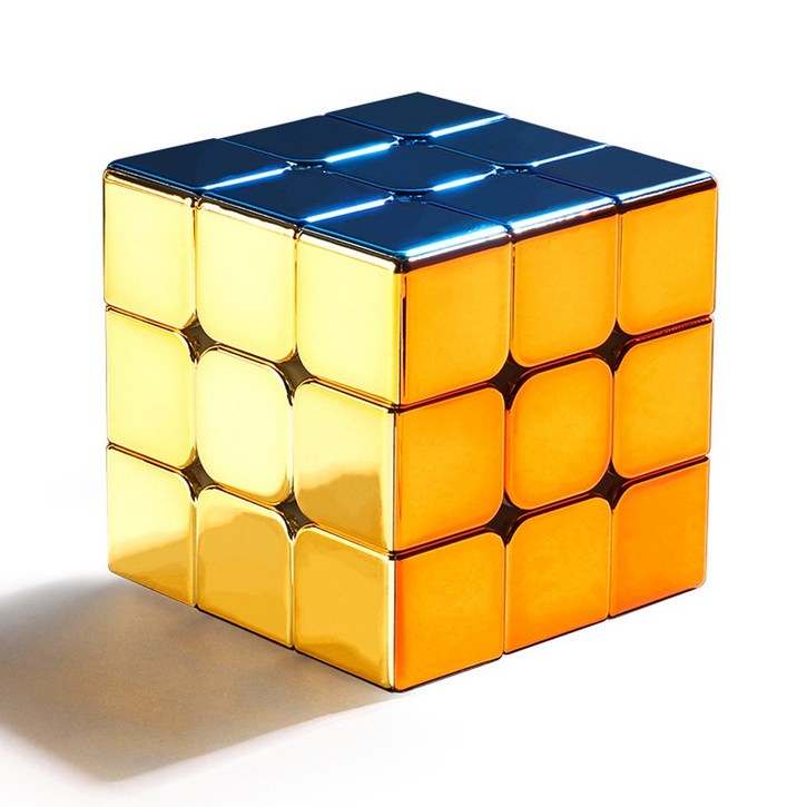 투데이리빙 프리미엄 골든 메탈 큐브 특이한 마그네틱 cube 키덜트 장난감 스피드 큐빙 블록 맞추기 취미 활동 스트레스 해소