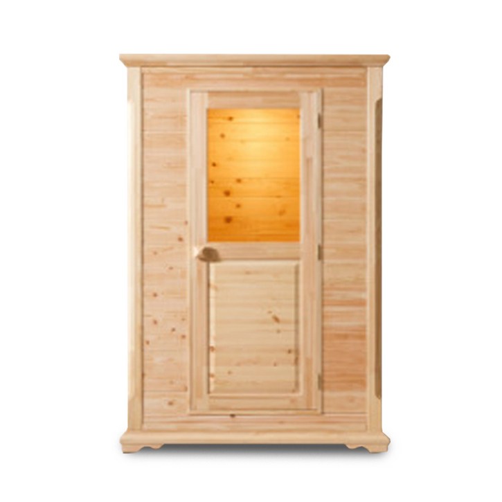 친환경편백아트 편백 원적외선 건식 2인(소) 사우나 의자형 P912, P912