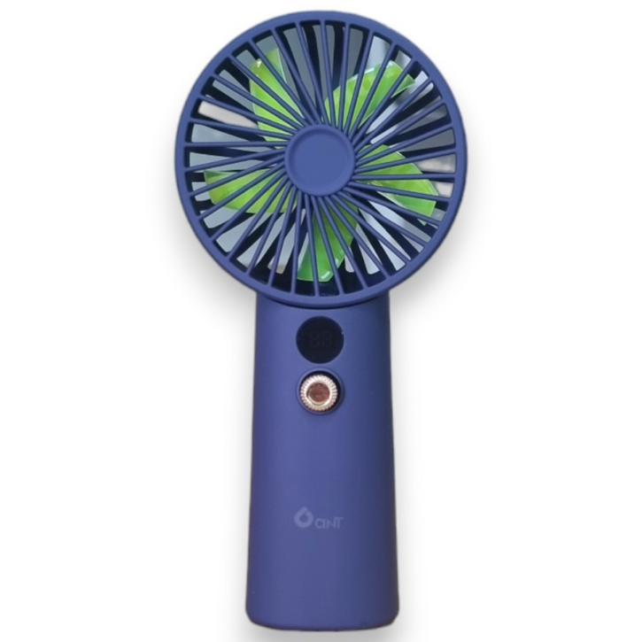 앤트 에어비스트 BLCD 캠핑용 휴대용 탁상용 무선 미니 손 선풍기, 딥블루