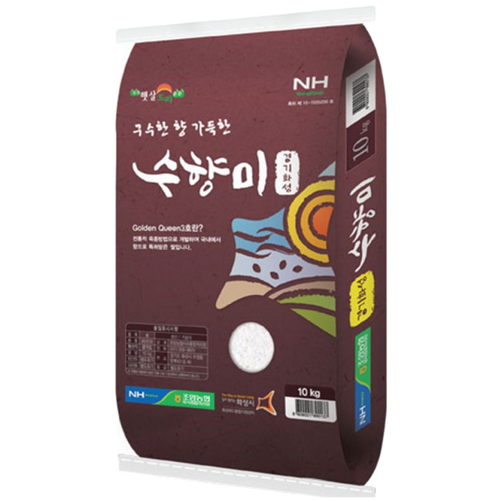 2025년햅쌀/ 수향미 10kg 조암농협/ 화성시브랜드, 10kg, 1개, 상등급