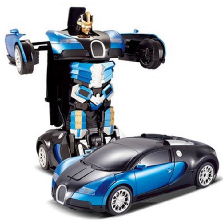 무선조종 트랜스포머 자동 변신 로봇 RC카, 1개