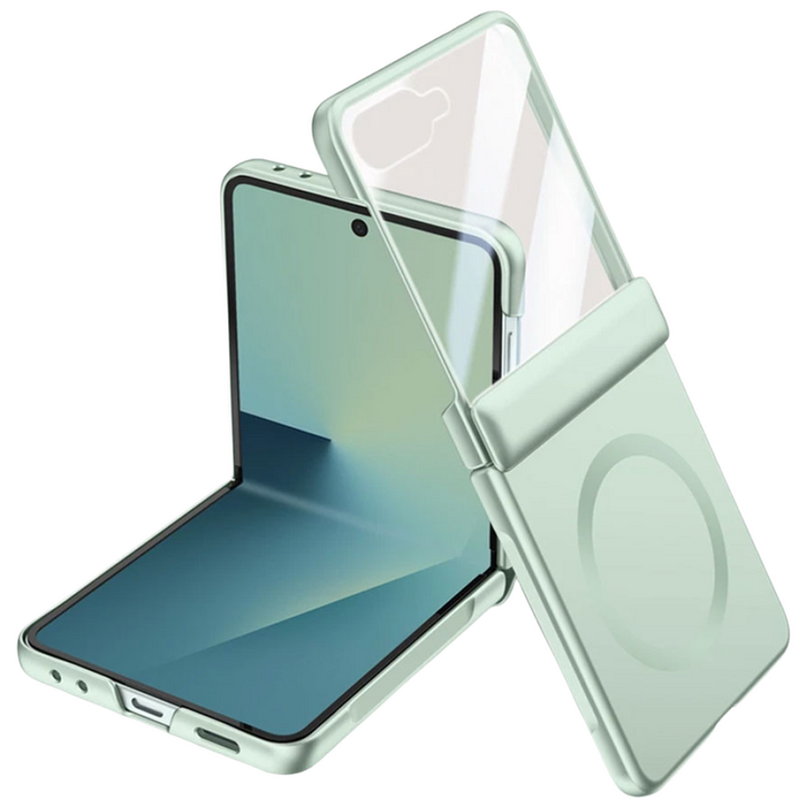 Elvo 갤럭시 z Flip7 6 제트플립 맥세이프 마그네틱 액정보호필름 스피링 힌지보호