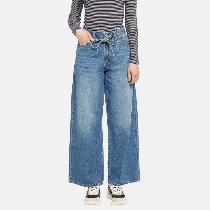 리바이스 여성용 XL 스트레이트 스톱 플랙싱 청바지 A87010009