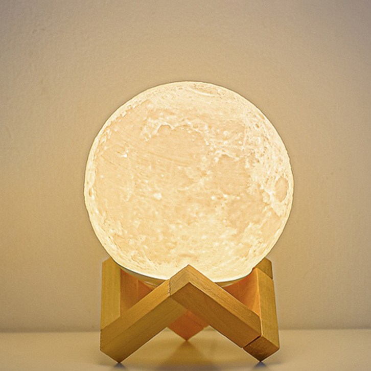 연하 감성 달 무드등 수면등, 혼합색상
