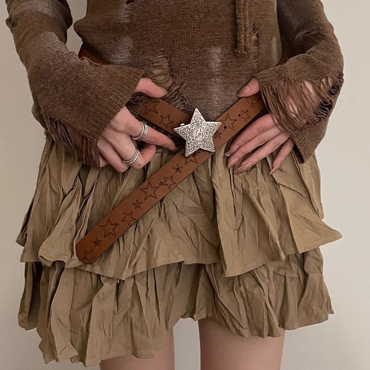 여성 패션 원피스 데님 벨트 포피스