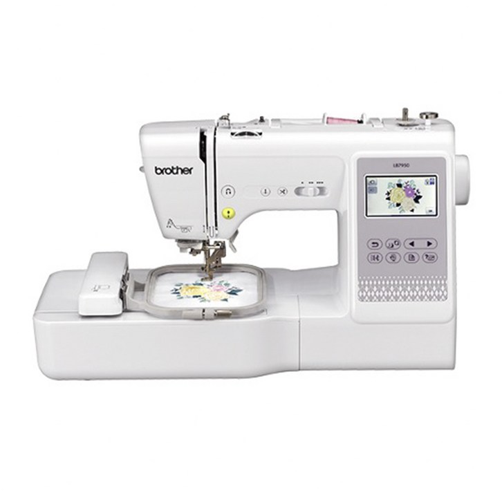 스페셜사은품 추가증정 부라더미싱 고급형 컴퓨터자수미싱 이노비스 LB7950  스팀다리미와이드테이블한글자수지원자수USB