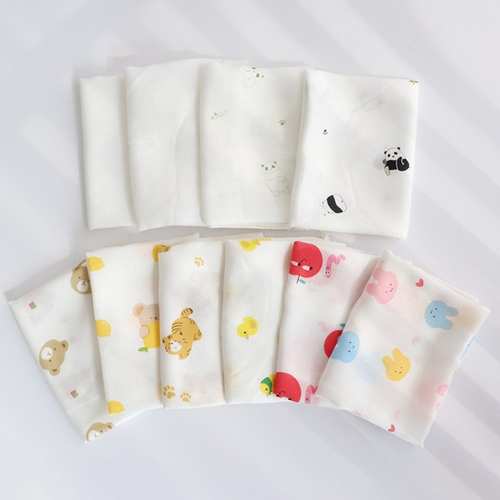 코코자네 밤부100 아기손수건 10장세트  20장세트 국내제조 무형광 출산준비손수건 밤부거즈손수건 뱀부가제손수건 정말보드라워서 한번쓰면 다른손수건못씁니다., 화이트, 22개