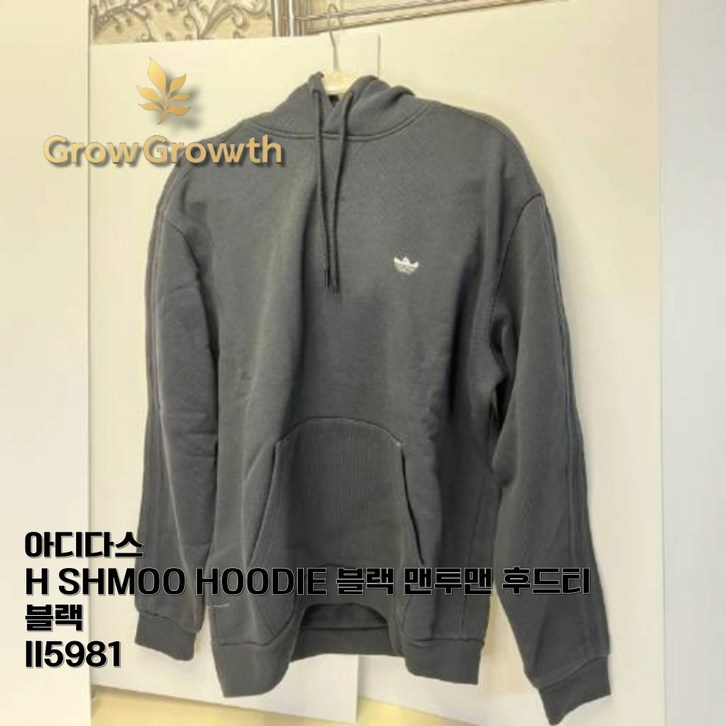 [ALL 정품] 아디다스 Adidas H SHMOO HOODIE 블랙 맨투맨 후드티 II5970 블랙 기본 베이직 올데일리 패션후드 맨투맨티