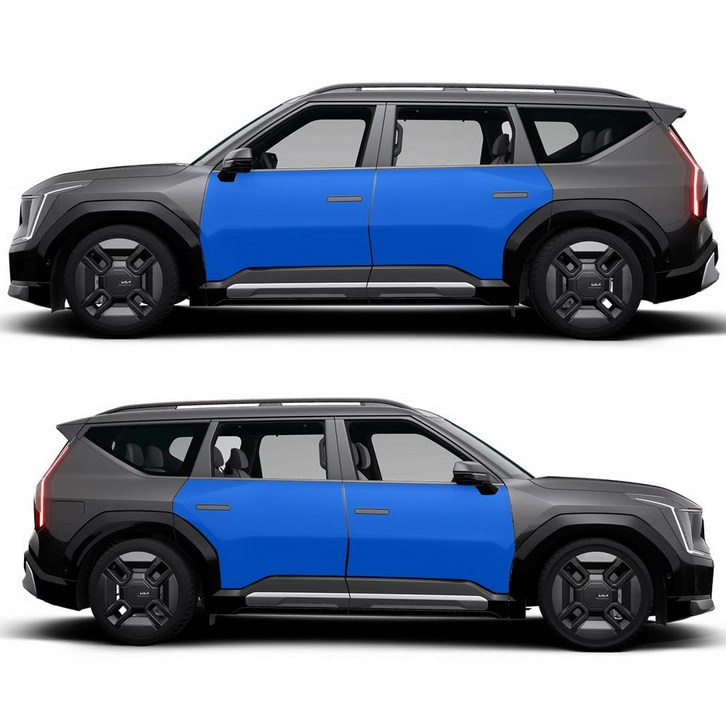 스킨엑스 EV9 MV1 GT라인 도어 풀커버 PPF 차량보호필름, 1개