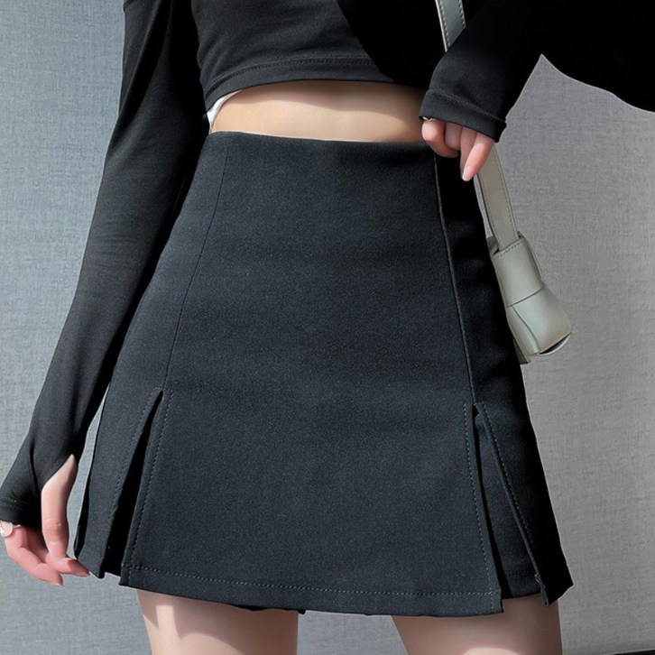 체형커버 반바지 스커트