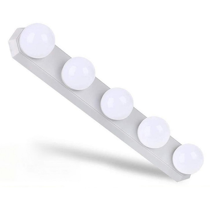 LED 거울 조명 5구, 주광색 백색전구색 LED 거울 조명 5구, 주광색 백색전구색