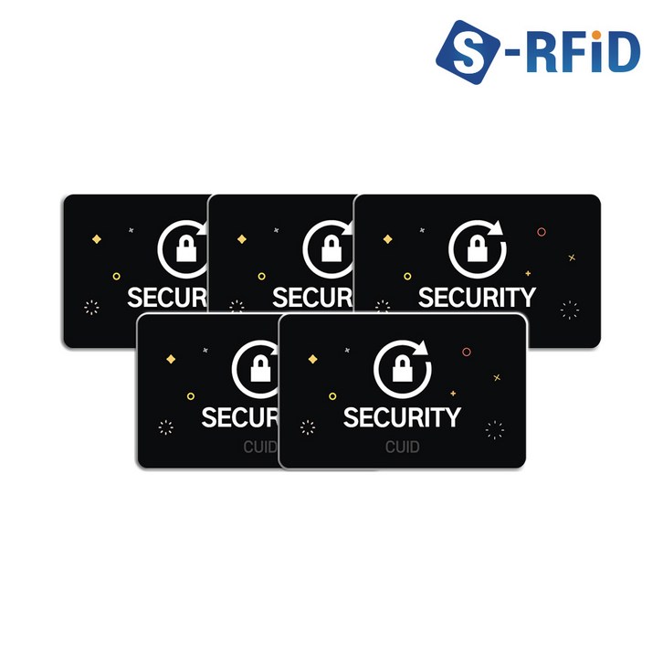 RFID MCT CUID 태그 도어락 출입 공동현관 복사, 5개, CUID PVC 사각 블랙 디자인 5개 No.7P RFID MCT CUID 태그 도어락 출입 공동현관 복사, 5개, CUID PVC 사각 블랙 디자인 5개 No.7P