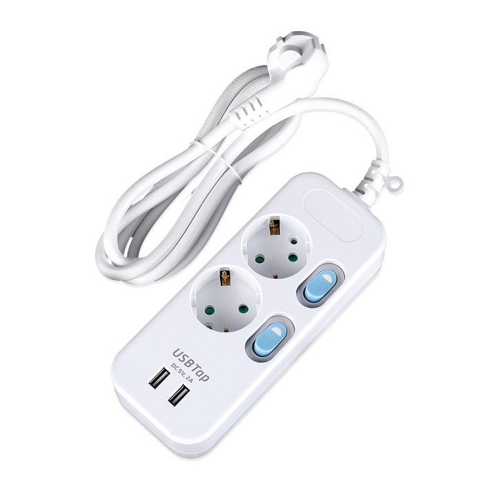 멀티탭 고용량 누전차단 2구 3구 4구 5구 멀티탭 3m usb멀티콘센트