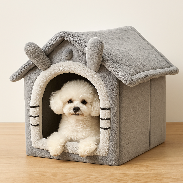 솜솜스퀘어 토끼모양 사계절 반려동물 고양이 강아지 쿠션 하우스