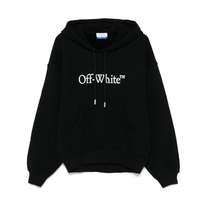 오프화이트 로고 프린트 후디