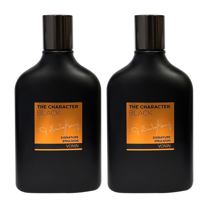 2개보닌 더 캐릭터 블랙 시그니처 에멀젼140ml, 140ml, 2개