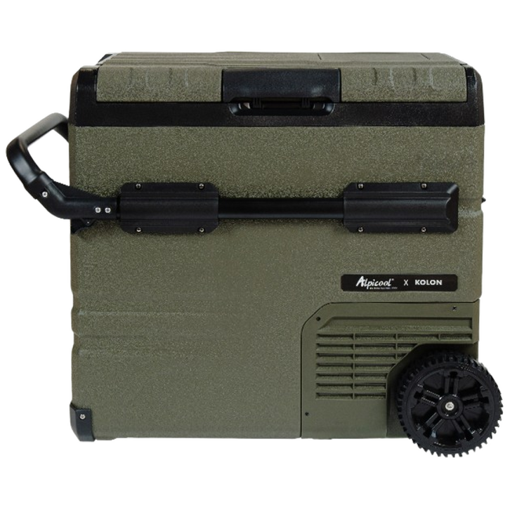 코오롱 공식판매 알피쿨 X시리즈 정품 캠핑 차량용 냉장고 블루투스 이동식 낚시 화물, X55, 올리브