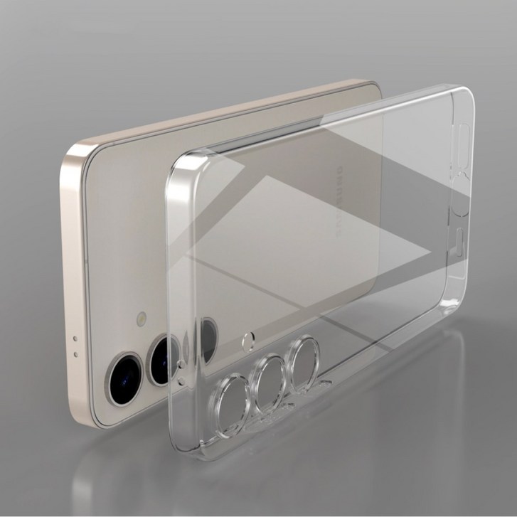 영글마켓 갤럭시 무변색 초슬림 투명 휴대폰 케이스 0.35mm