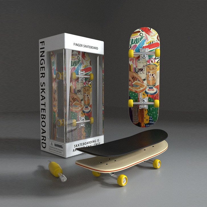 DIY 핑거 스케이트보드 / 미니 손가락 베어링 Fingerboard skateboard