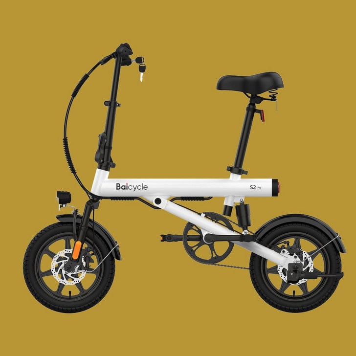 바이사이클 S2 Pro 접이식 14인치 PAS 전기자전거 앞뒤서스펜션 관부가세별도