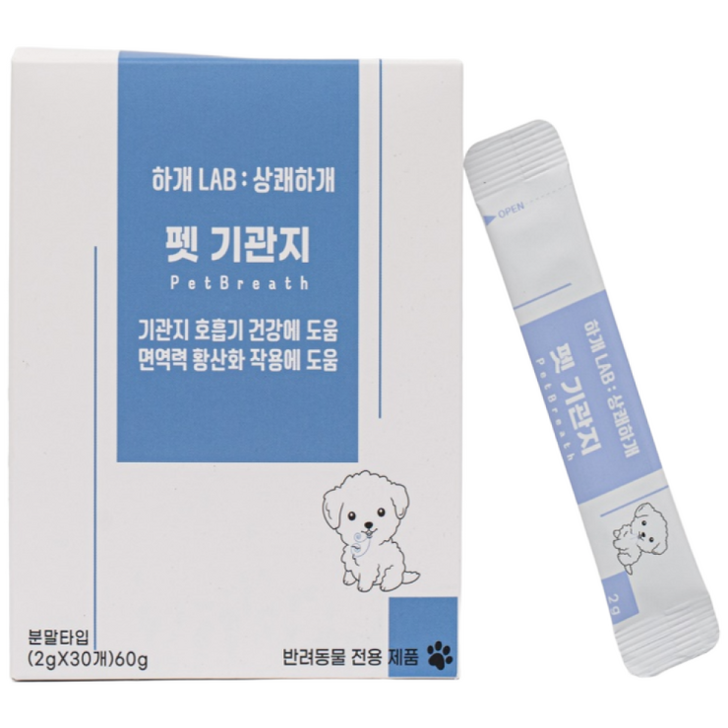 하개랩 상쾌하개 펫 기관지, 1개, 호흡기기관지