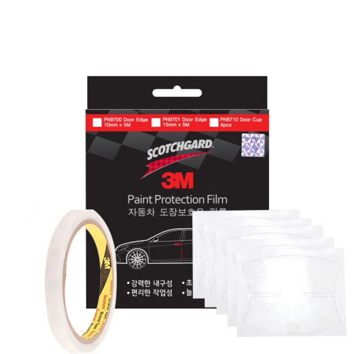 스카치가드 페인트 프로텍션 필름 자동차 도어컵 5p 도어엣지 15mm x 5m 세트 스카치가드 페인트 프로텍션 필름 자동차 도어컵 5p 도어엣지 15mm x 5m 세트