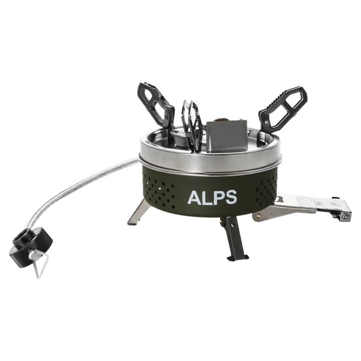 홍진테크사파이어 알프스 고화력 캠핑 접이식 휴대용 3구 가스 버너
