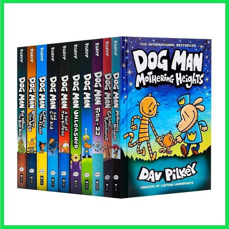 도그맨 17권 세트 하드커버 Dog Man 영어원서 음원제공 스콜