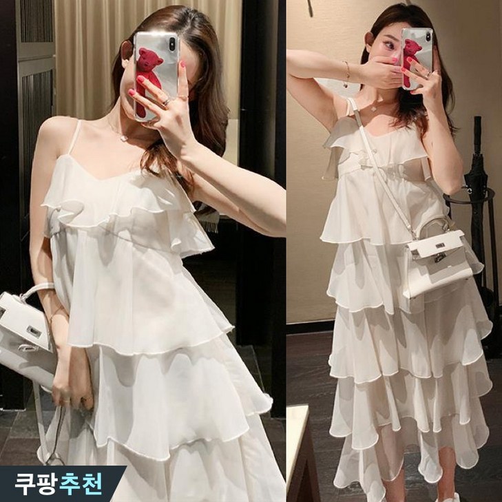 여성 핏 예쁜 케이크 레이어드 쉬폰 바캉스 끈나시 원피스 여름 어깨끈조절 빅사이즈 캉캉 휴양지 해외 여행 해변 우아한 이너 코디 블랙 흰색 포인트 민소매 공주풍 a라인 롱원피스 여성 핏 예쁜 케이크 레이어드 쉬폰 바캉스 끈나시 원피스 여름 어깨끈조절 빅사이즈 캉캉 휴양지 해외 여행 해변 우아한 이너 코디 블랙 흰색 포인트 민소매 공주풍 a라인 롱원피스