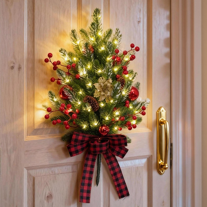 YGGDRAVA 크리스마스트리 벽트리 풀세트 진짜 소나무 같은