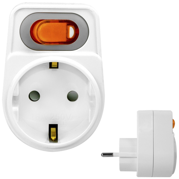 픽스산업 1구L자형 멀티탭, 화이트, 1개, 0cm