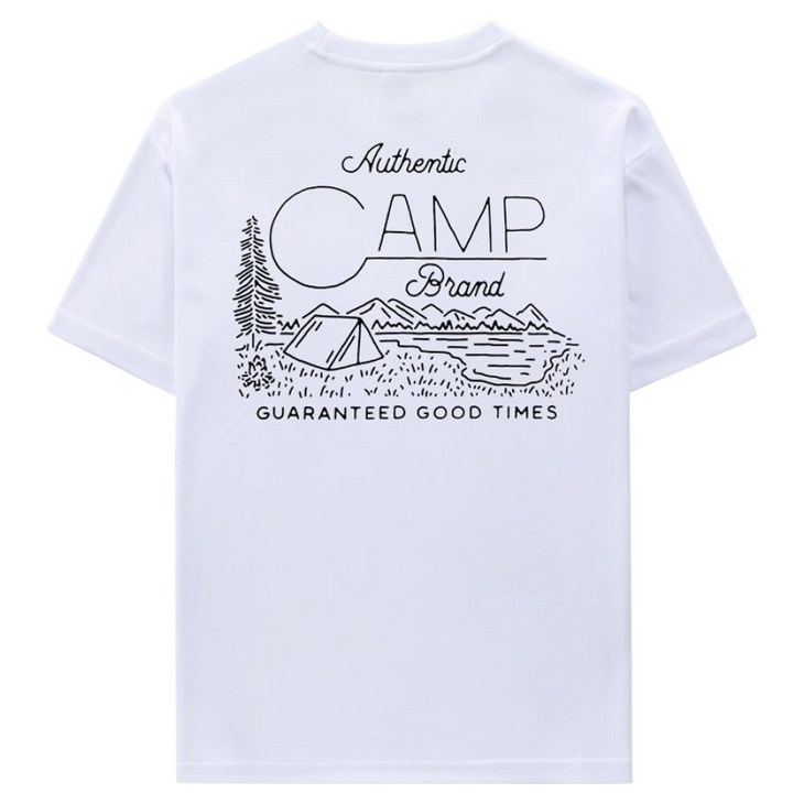 엠씨티 남녀공용 기능성 냉감 통기성 드라이 캠프 쿨 반팔 티셔츠