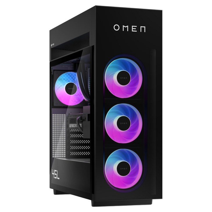 HP 2025 오멘 맥스 45L 라이젠9 라이젠 9000 시리즈 지포스 RTX 5090, 블랙, 128GB, 4TB, Free DOS, GT230000KL