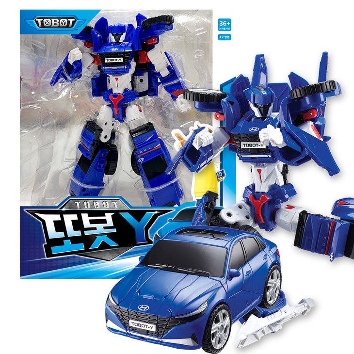 [영실업] NEW 2023 또봇Y (Large/3단 모드)/또봇 X 아반떼 변신 합체 로봇