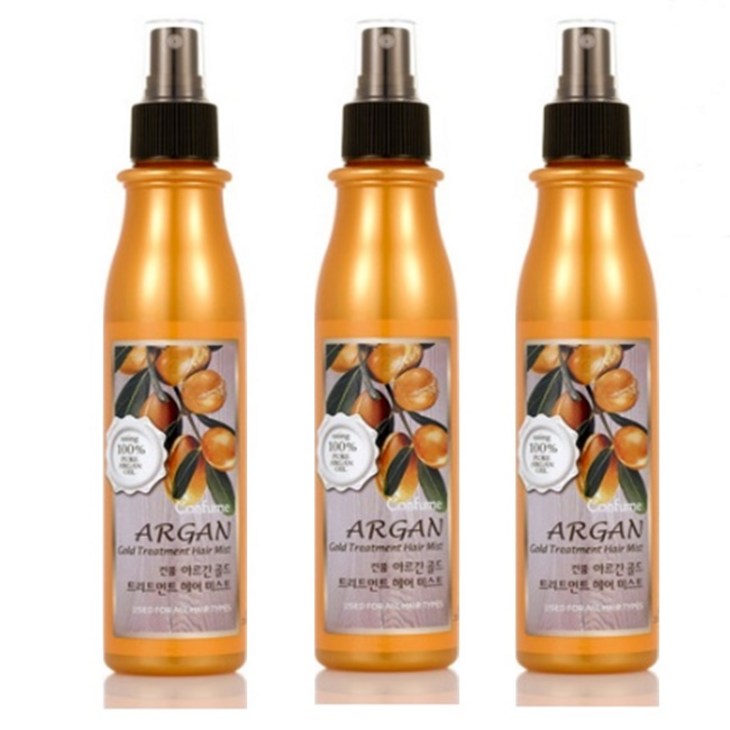 3개컨퓸 아르간 골드 트리트먼트 헤어미스트200ml, 200ml, 3개