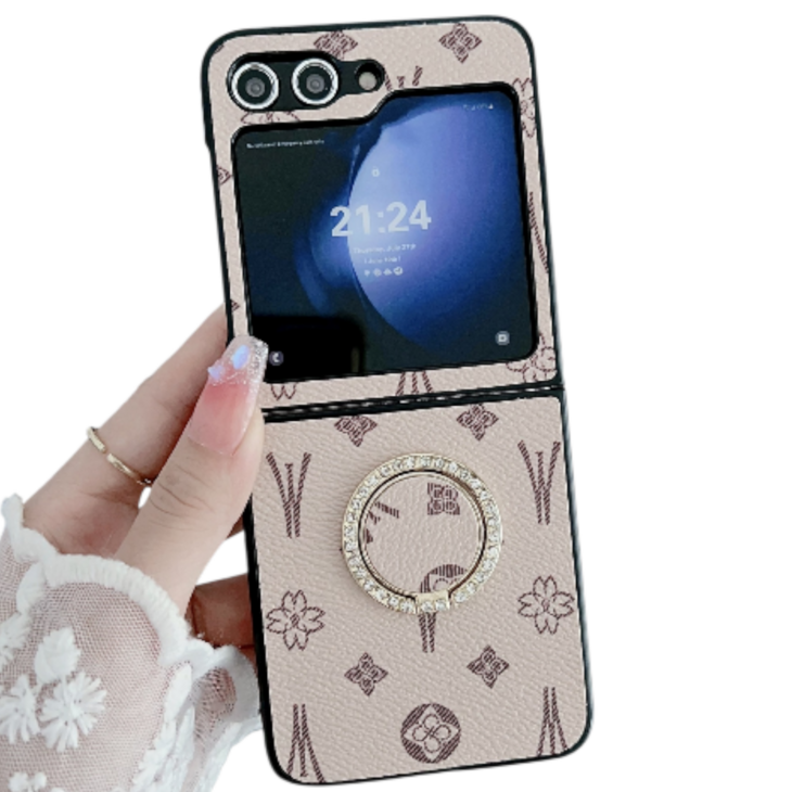 럭스폰 갤럭시 지플립 링 브래킷 빈티지 flip 전용 명품 케이스