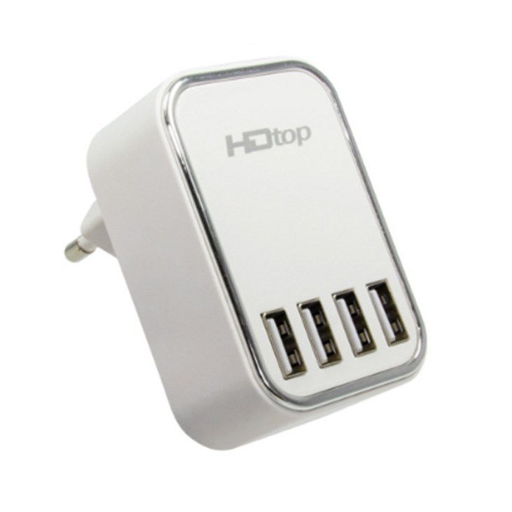 에이치디탑 4포트 DC 5V 4.5A 멀티 USB 충전 어댑터 HT5V45