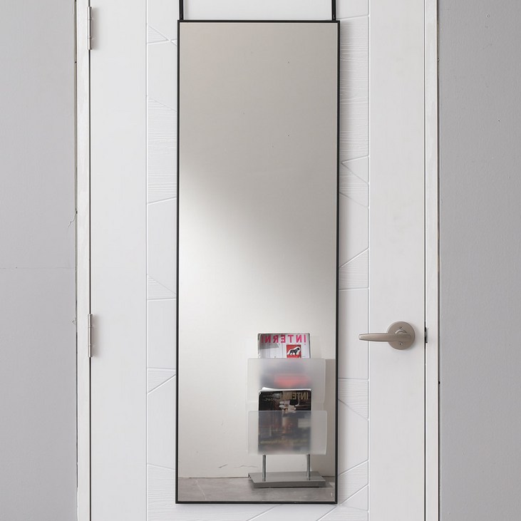 데코퍼니쳐 알루미늄 비산방지 문걸이 거울 400 x 1200 mm
