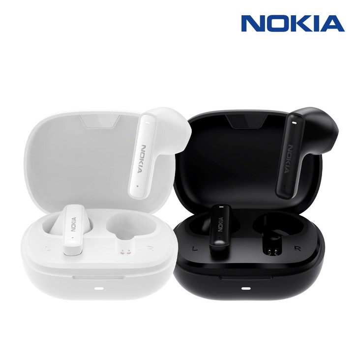 노키아 Go Earbuds2 블루투스5.3 이어폰 TWS112, 화이트TWS112WT