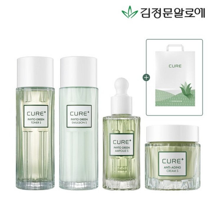 김정문알로에 큐어 피토 라인 기초 4종 선물세트쇼핑백증정