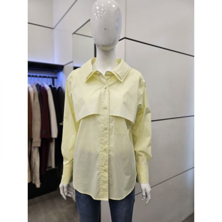 블루페페 가슴레이어드면셔츠블라우스P231MSC801 백화점 아울렛 한정수량 3421789 블루페페 가슴레이어드면셔츠블라우스P231MSC801 백화점 아울렛 한정수량 3421789