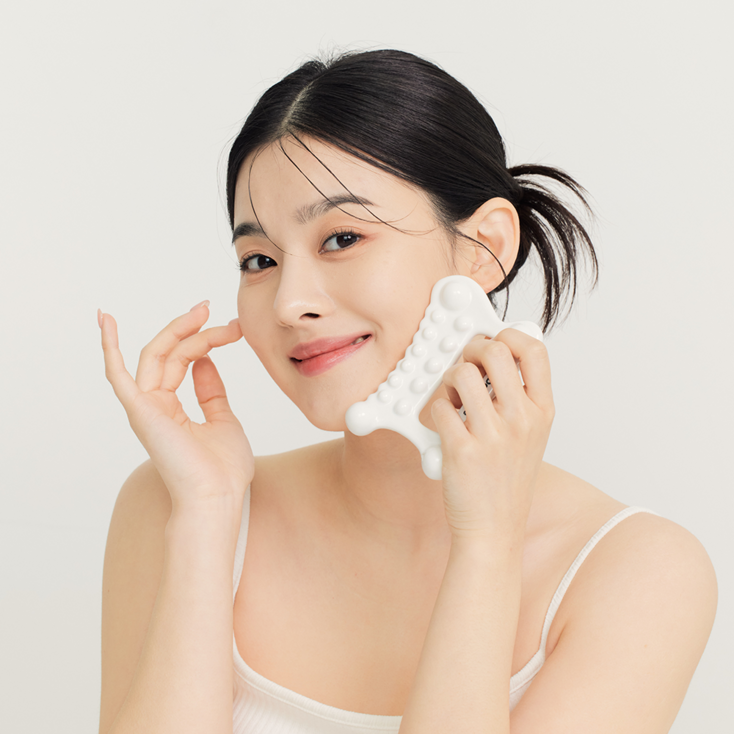 데이코드 세라믹 괄사 마사지기 림프순환 얼굴 바디 붓기 승모근 도자기