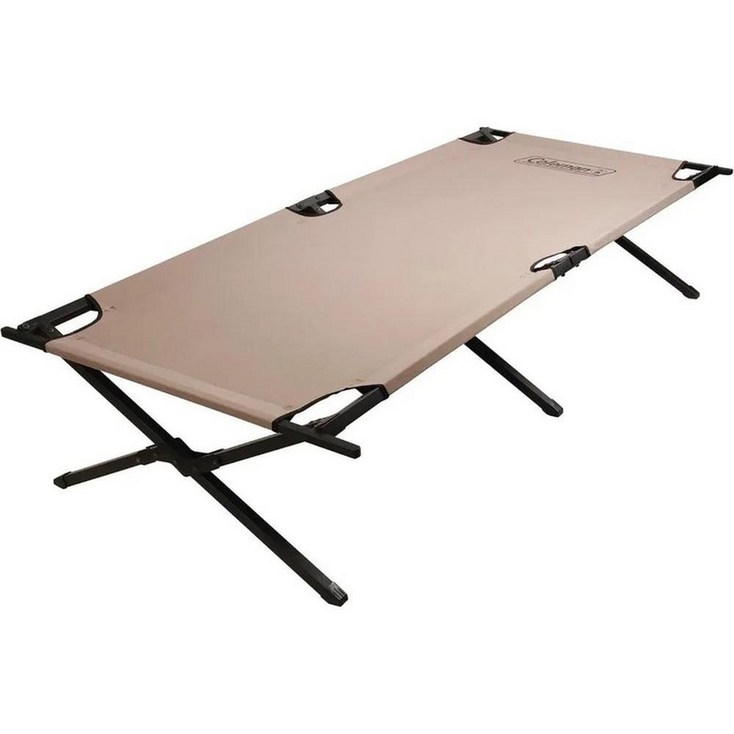 Coleman Trailhead II 캠핑용 간이 침대 조립하기 쉬운 접이식 침대는 최대 6피트 2인치 또는 300lbs의 캠퍼를 지원하며 캠핑 라운지 높은 수면에 적합합니다
