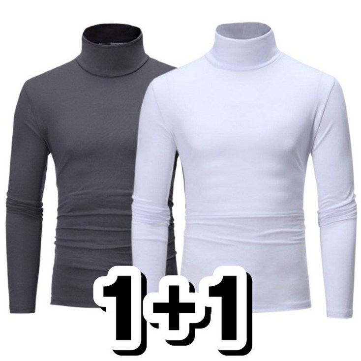 11 포고티 마조 가벼운 긴팔 목티 폴라티